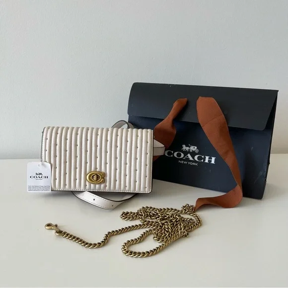 NWT Coach Convertible Belt Bag in Chalk - Picture 7 of 16